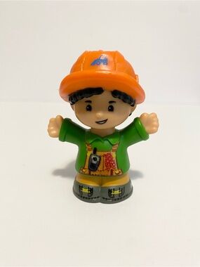 Little People Construction City Worker Man Dollhouse Figure Fisher Price 4/$20 🛑